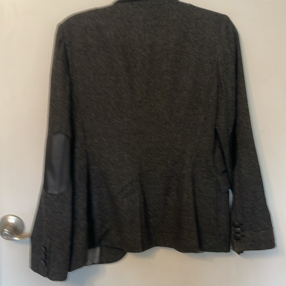 Banana Republic Dark Gray Wool Blazer Jacket Size 6 - Picture 10 of 14